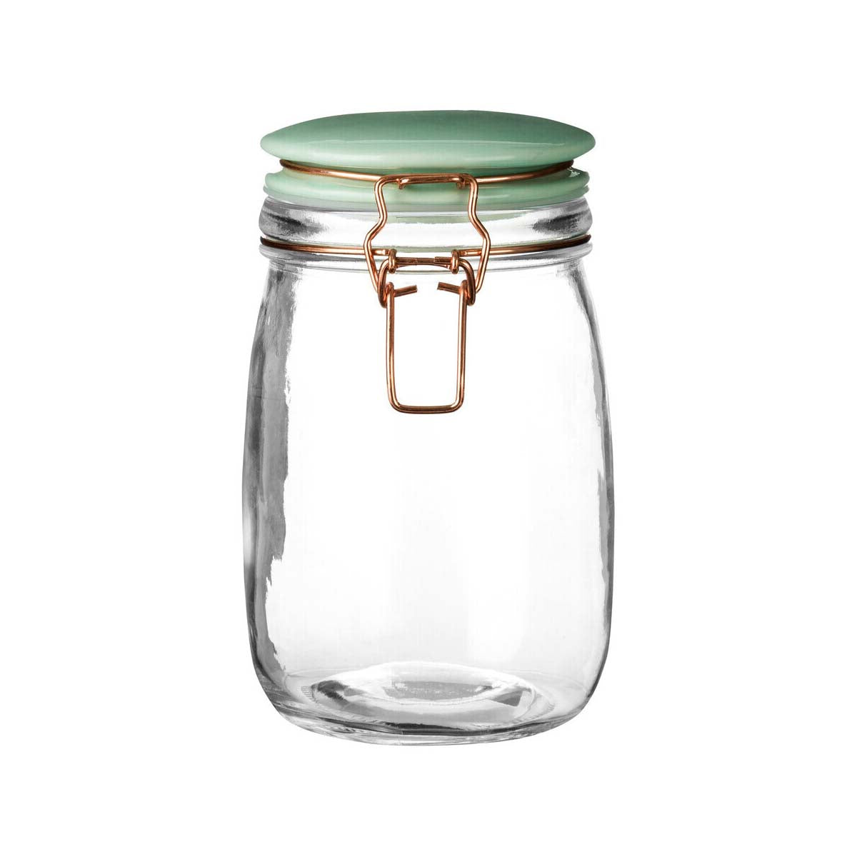 Retro Pastel Green Glass Jar- 1000ml