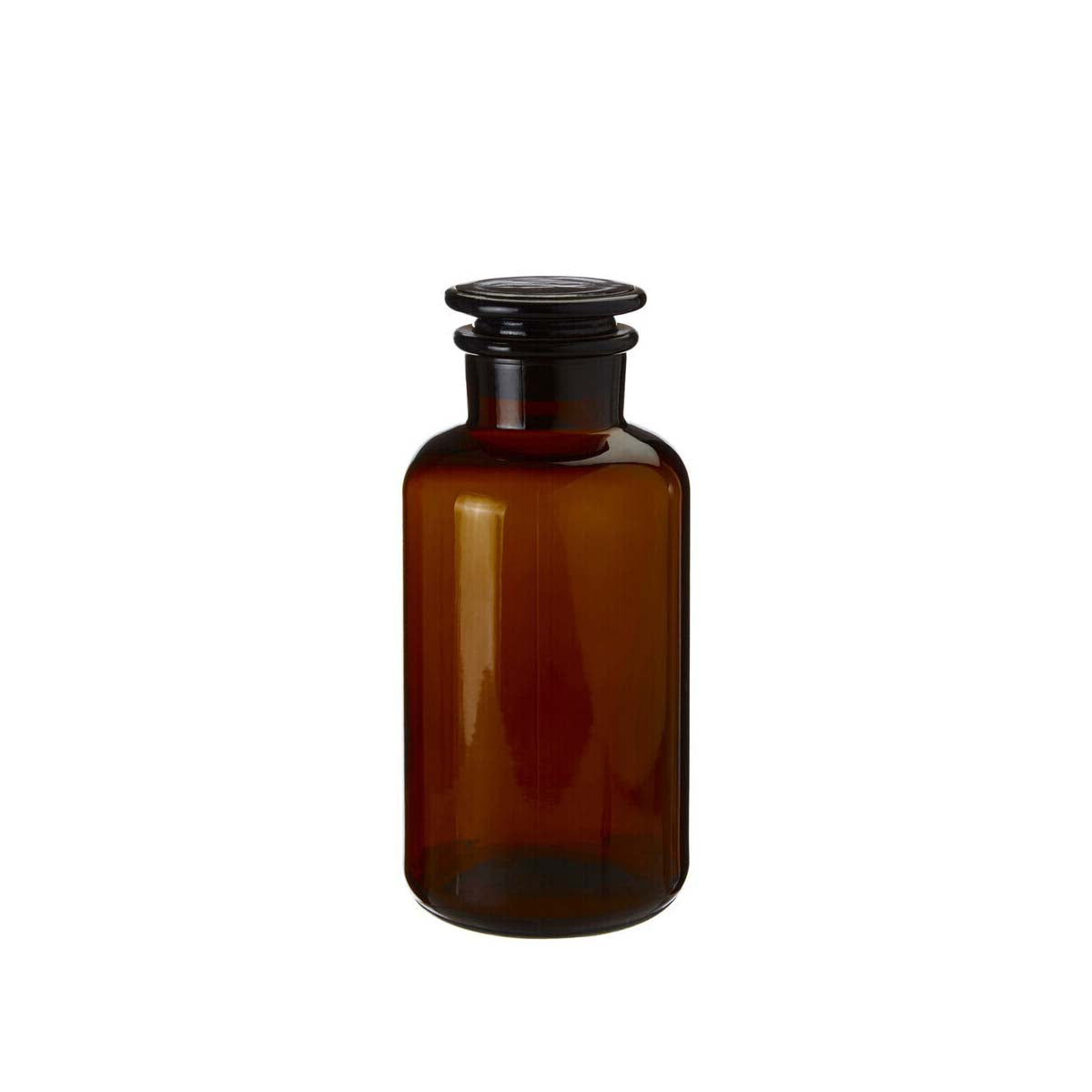 Apothecary Small Amber Glass Bottle