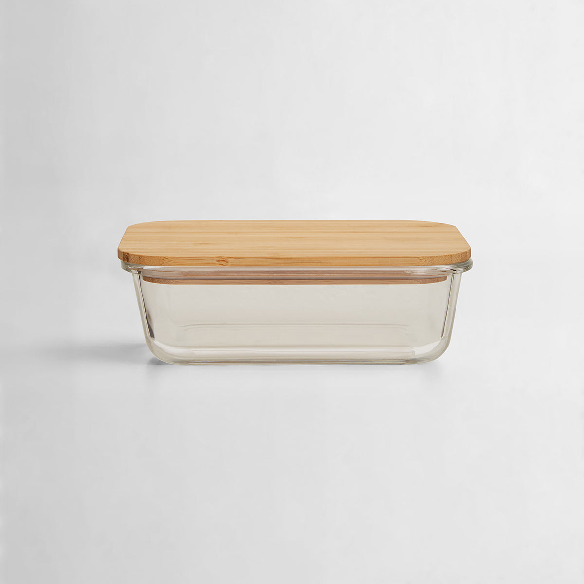Freska 1040ml Glass Container With Bamboo Lid