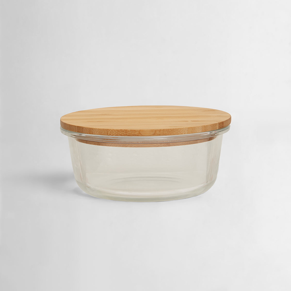 Freska 620ml Glass Container With Bamboo Lid