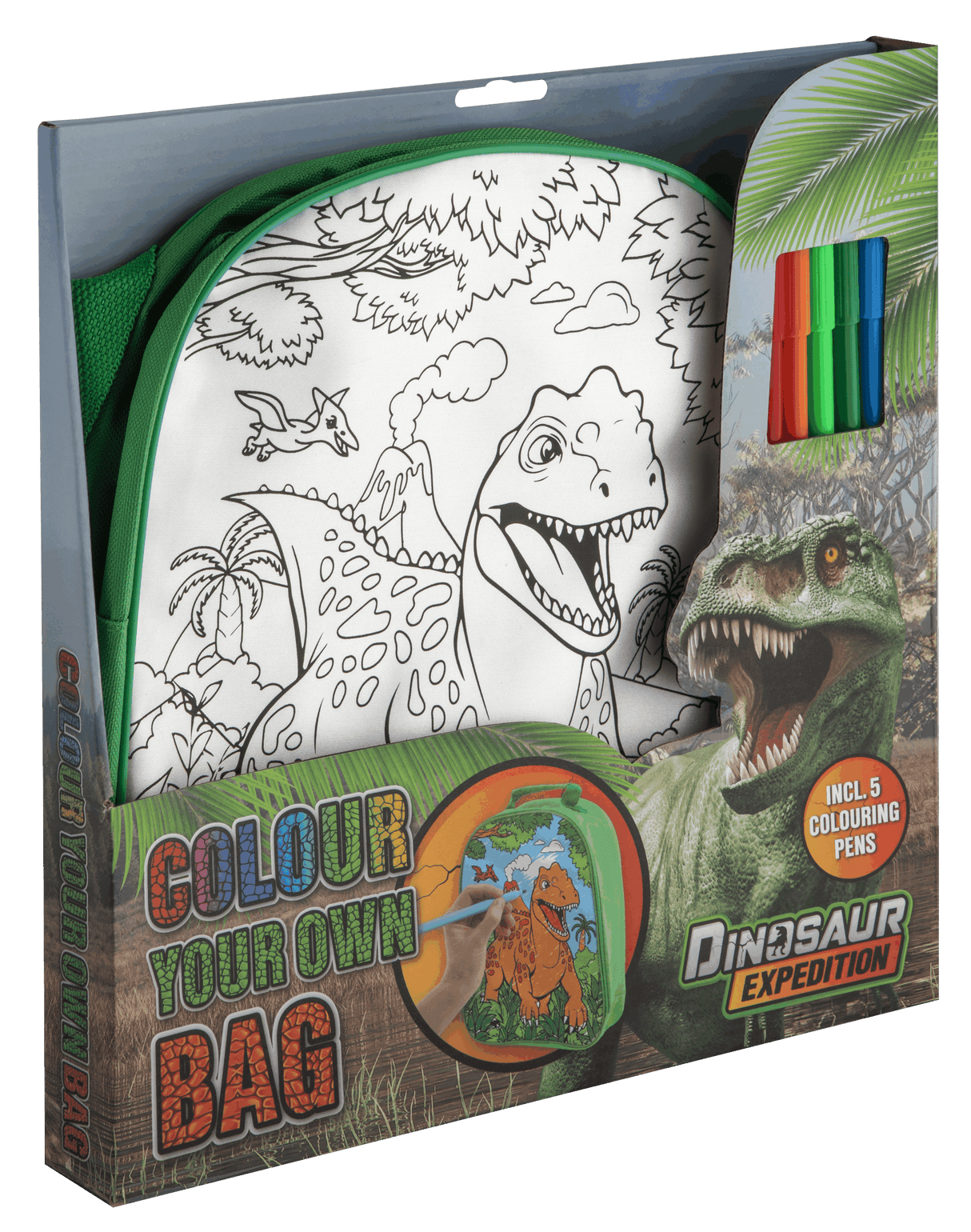 Dino Colour Your Own Bag