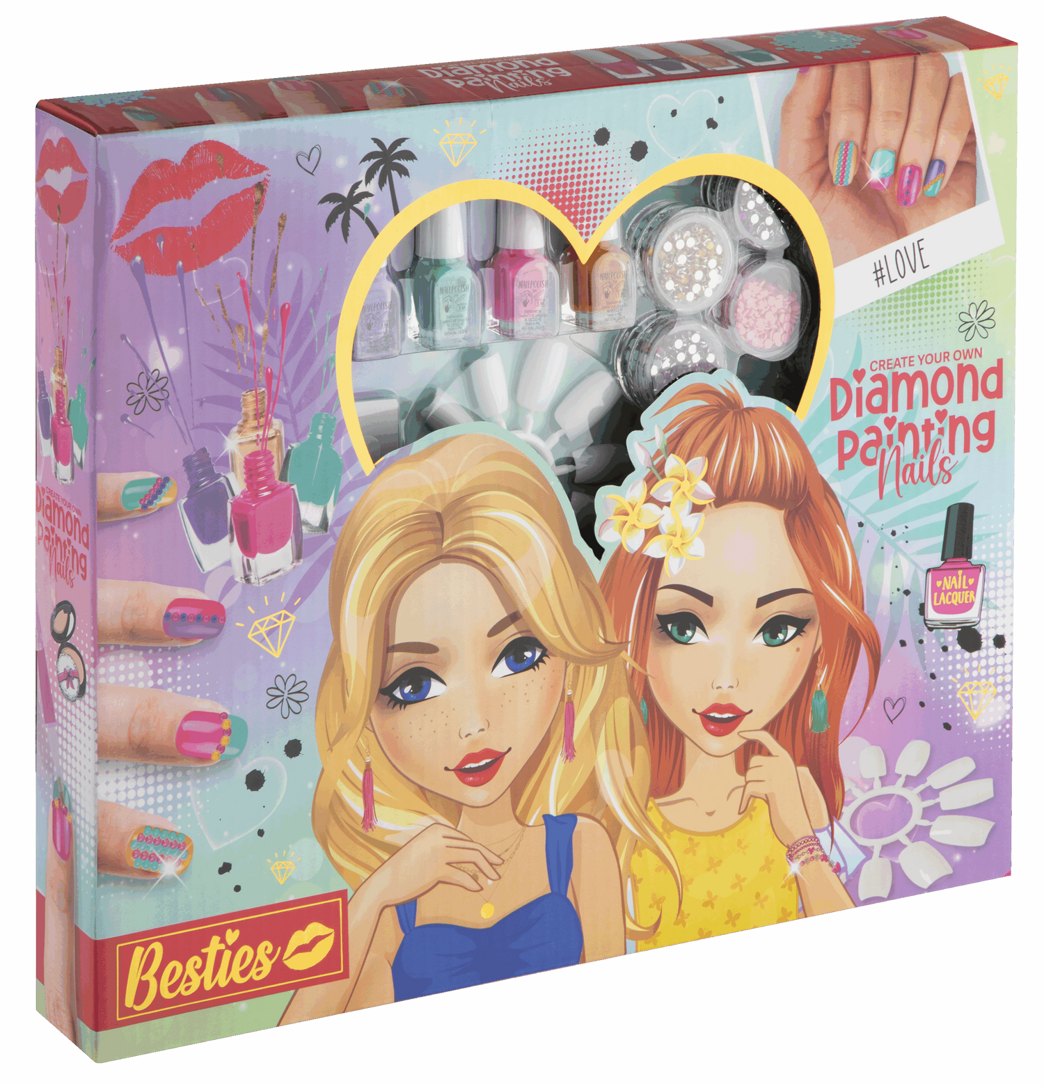 Besties Diamond Painting Nail Set