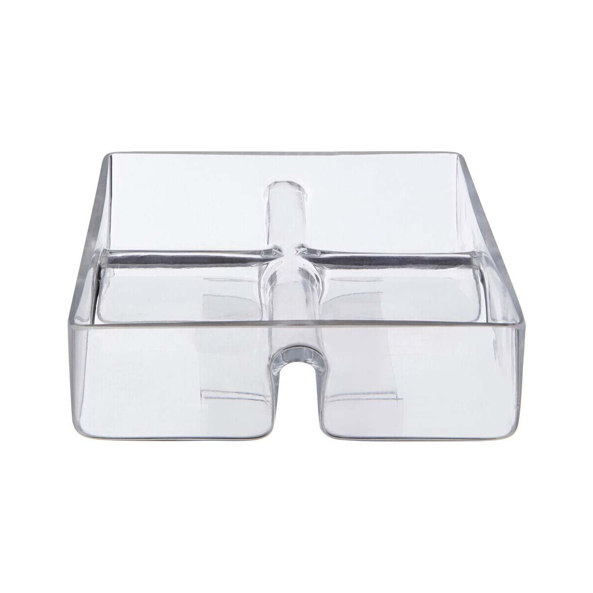 4 Section Glass Serving Dish
