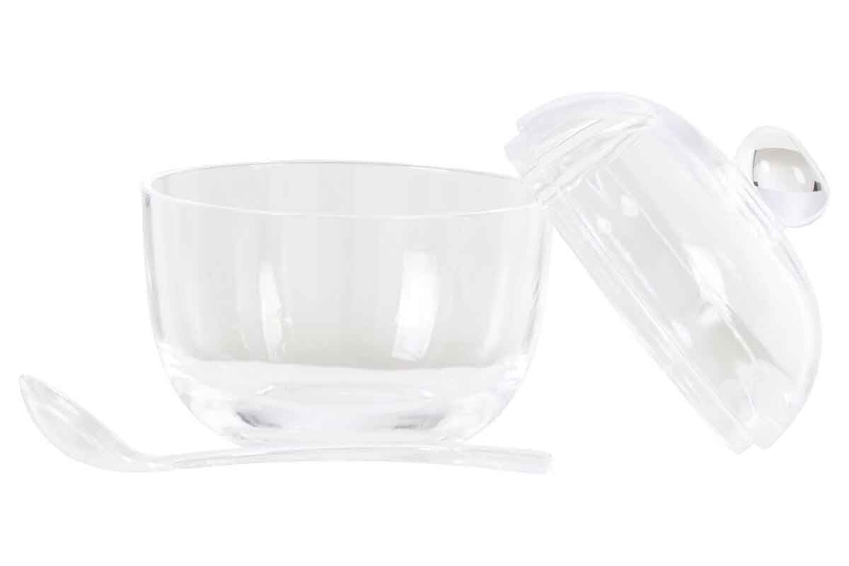 Gozo Set Of 3 Condiment Pots withy Tray