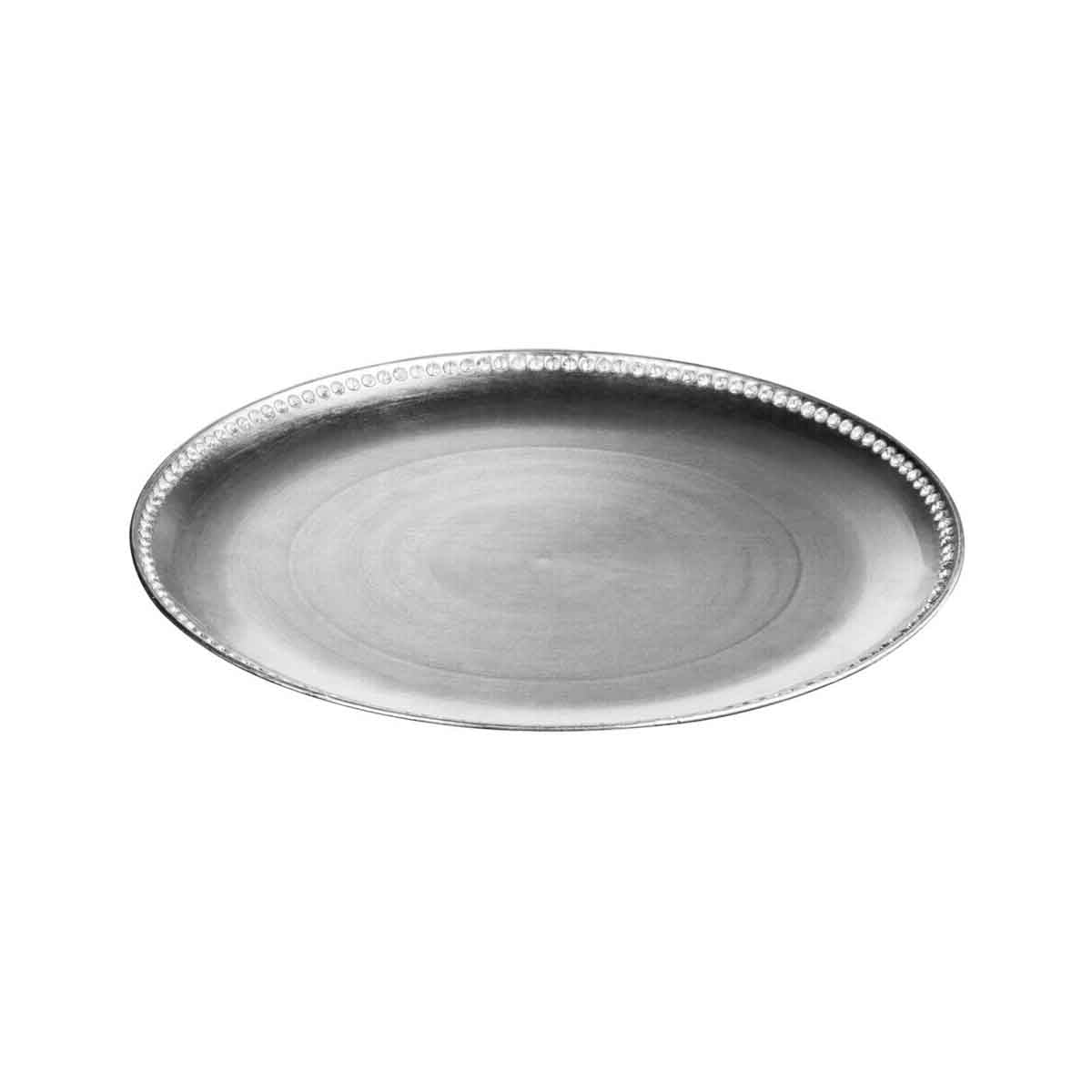 Radiance Silver Decorative Charger Plate