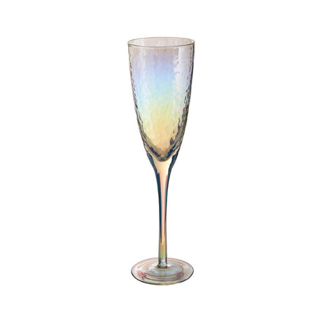 Aurora Set of 4 Lustre Champagne Glasses