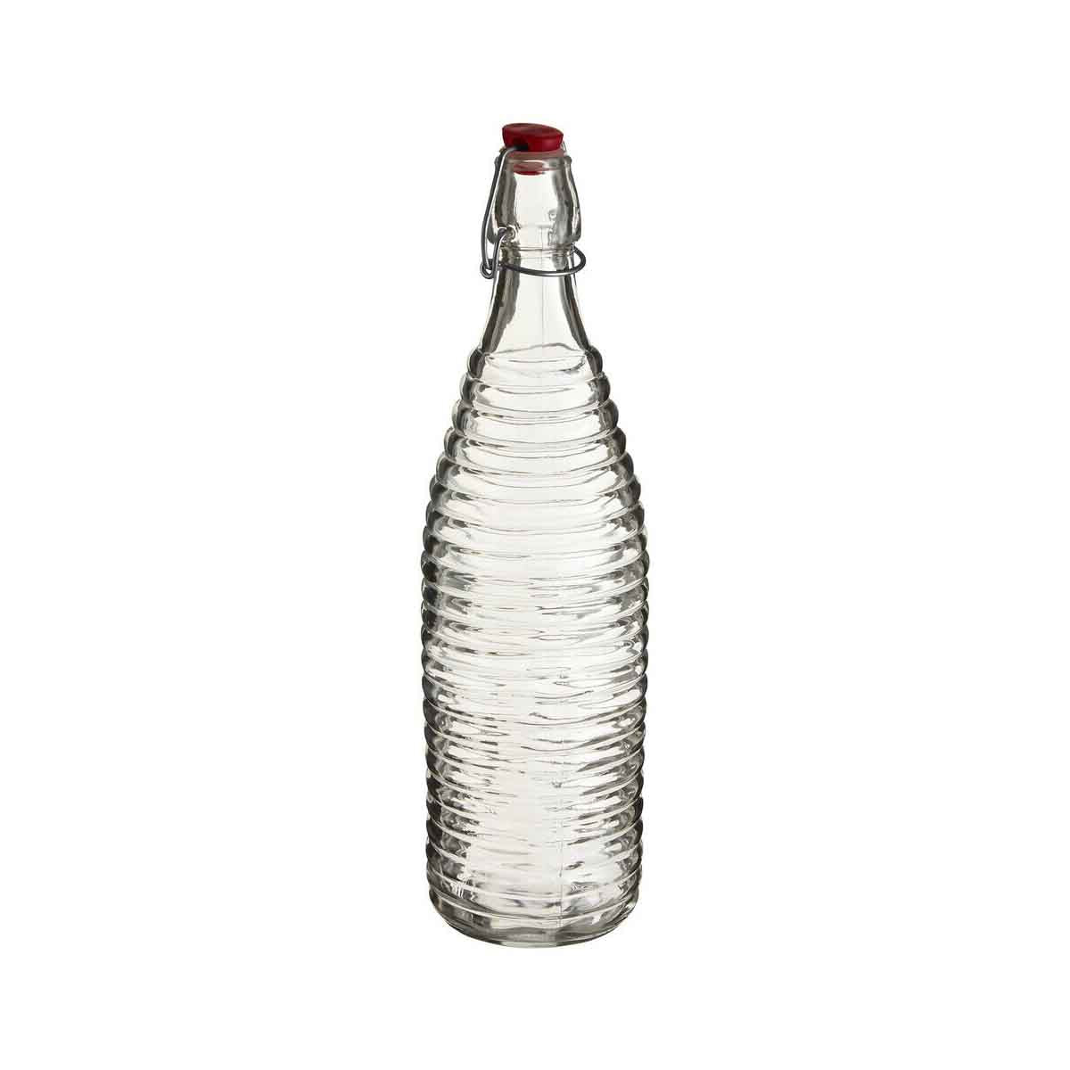 Dayla Clear Glass 1000ml Bottle With Clip Stopper
