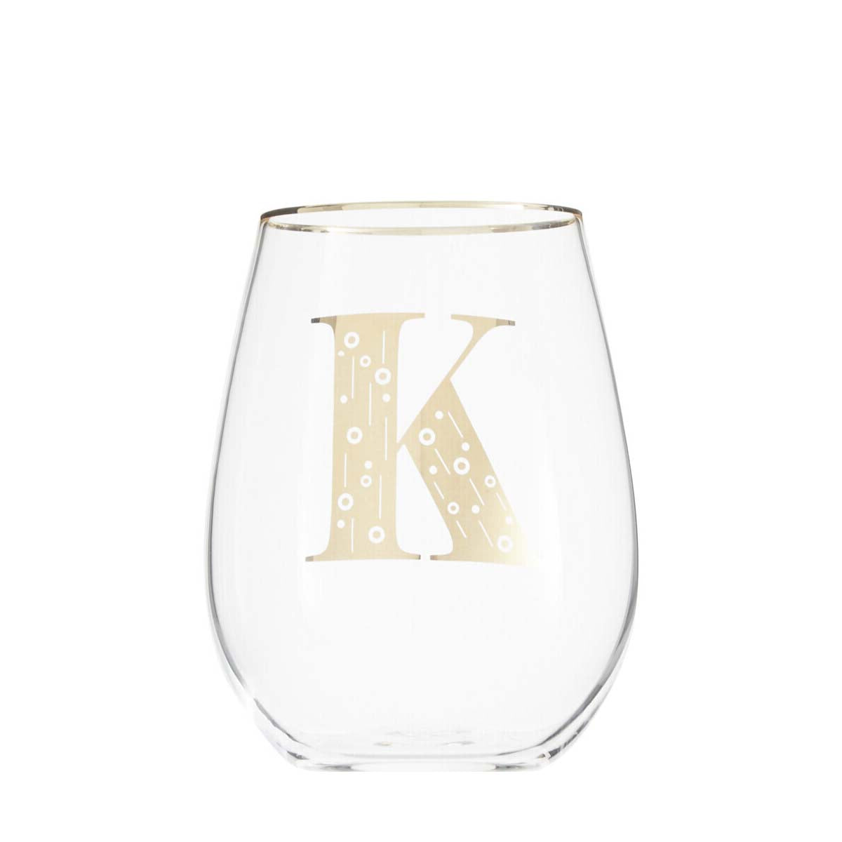 Claro Letter K Curved Tumbler