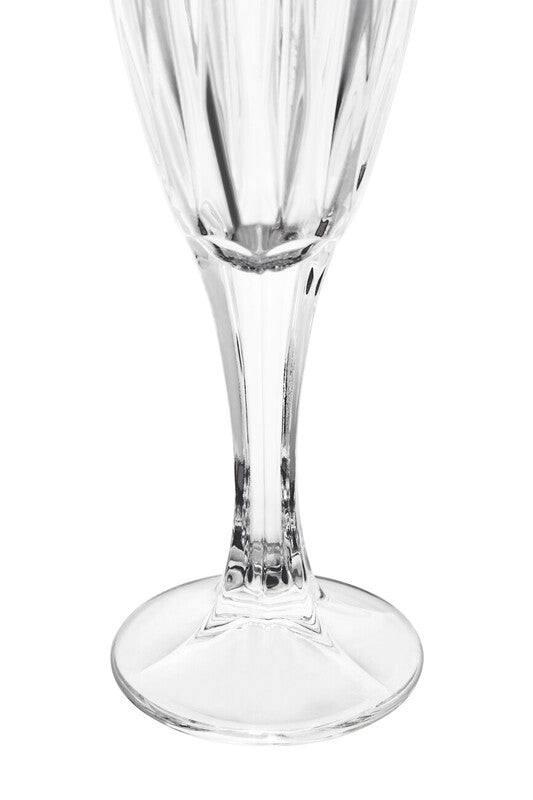 Beaufort Set of 4 Crystal Champagne Flutes