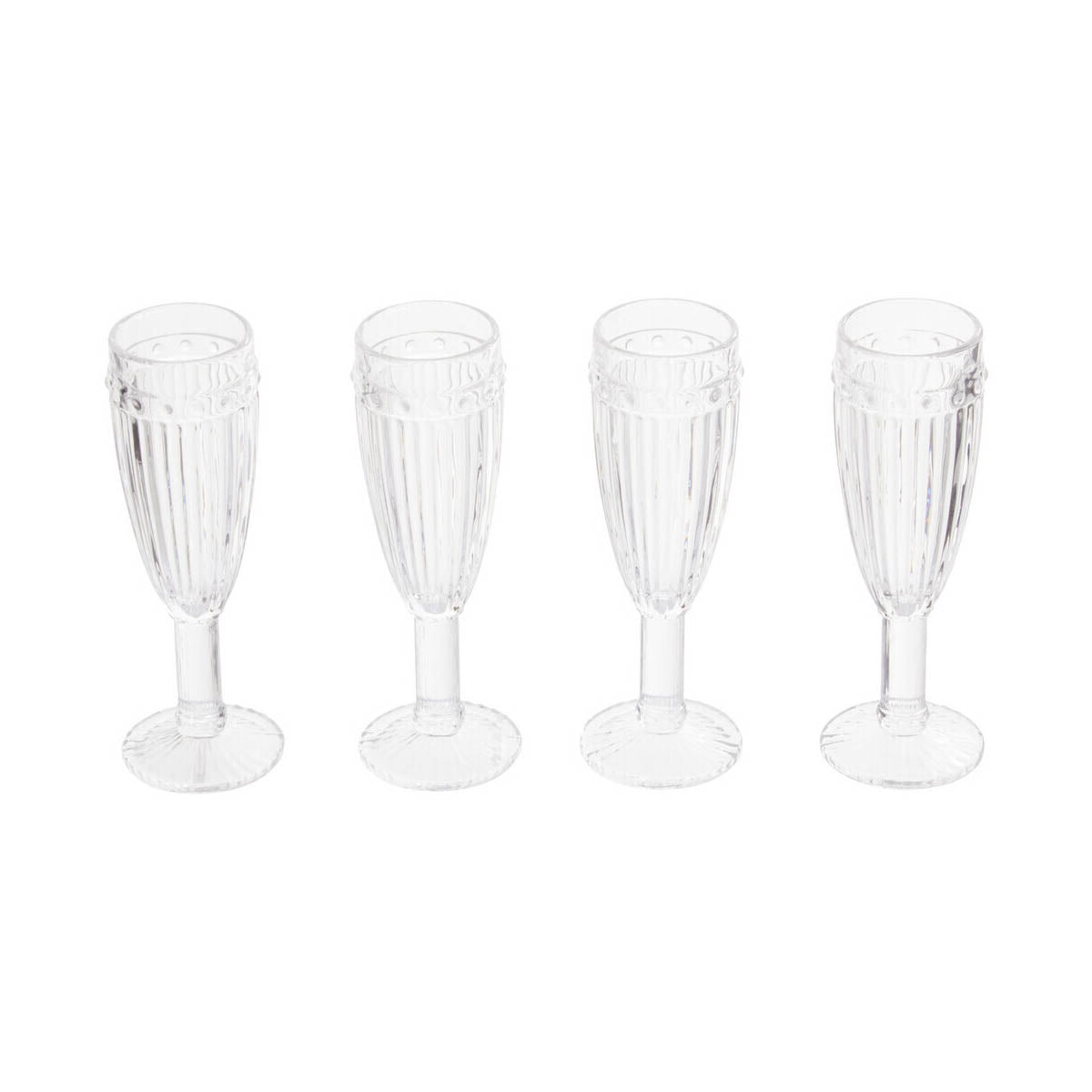Auclair Set Of Four Champagne Glasses