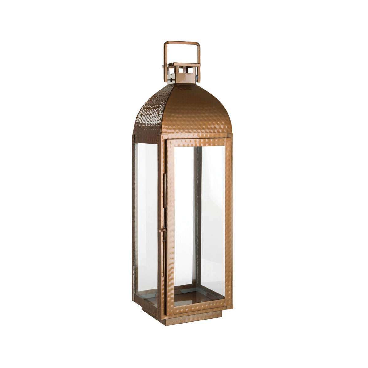 Ravi Large Lantern with Copper Finish