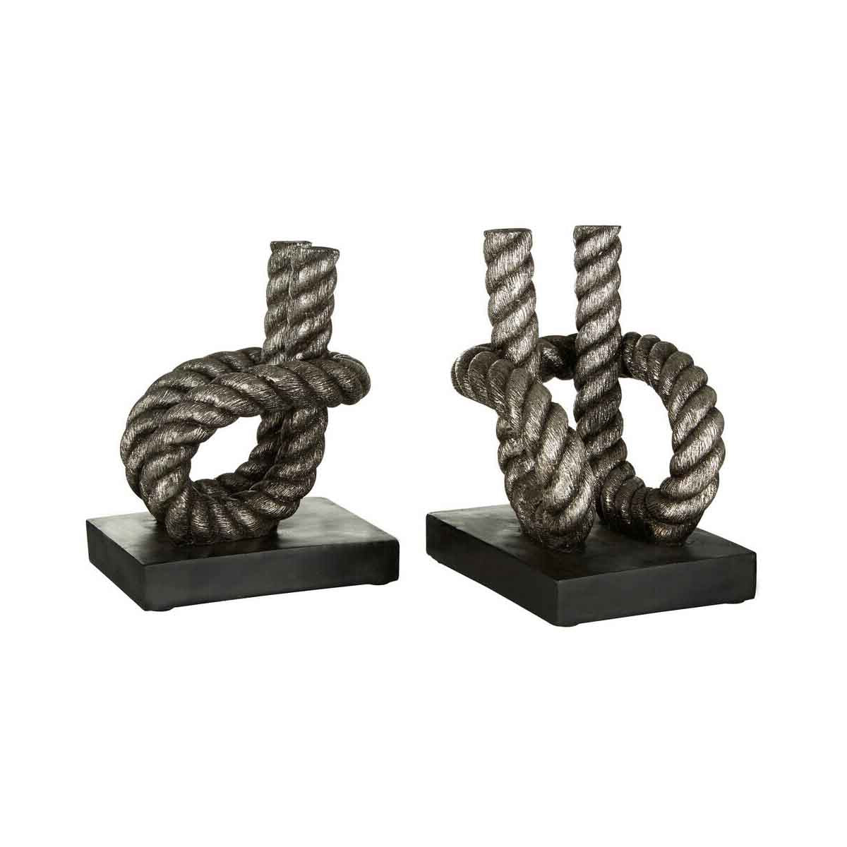 Piper Set of Rope Bookends