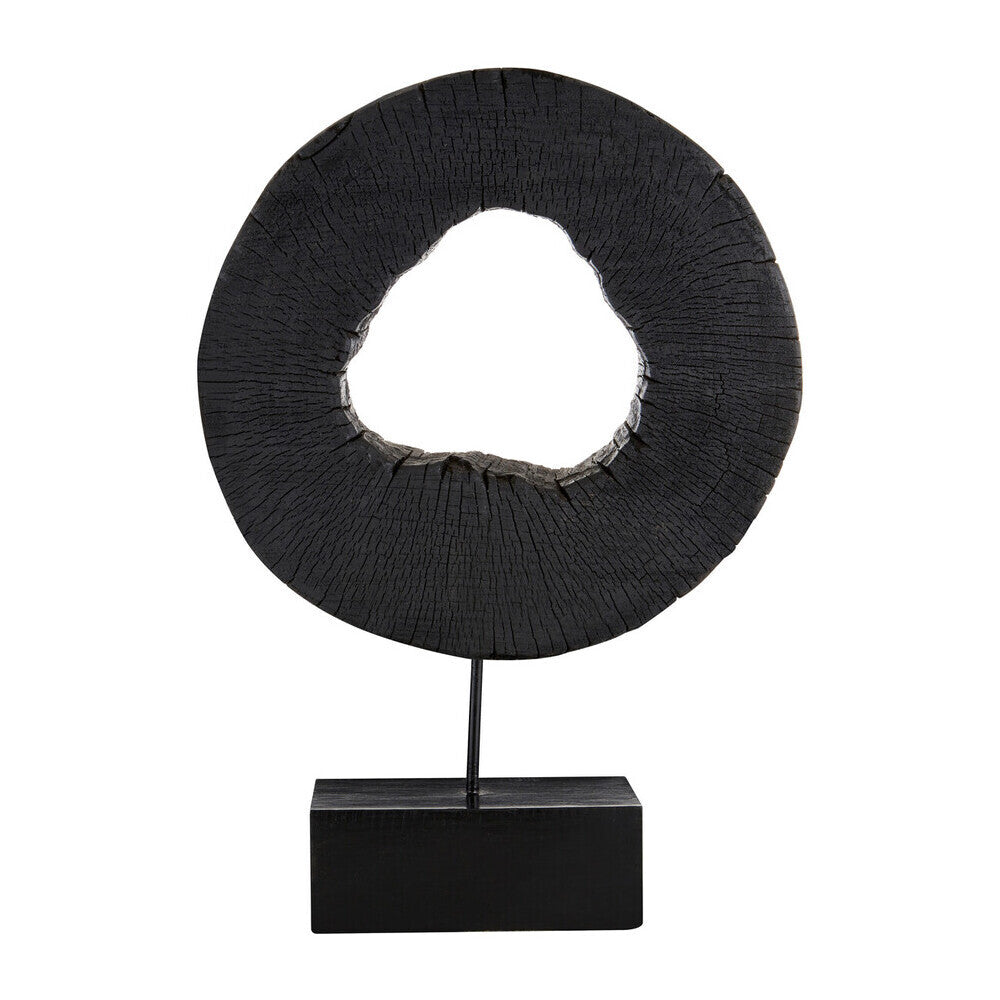 Fidel Large Rustic Mango Wood Sculpture On Stand