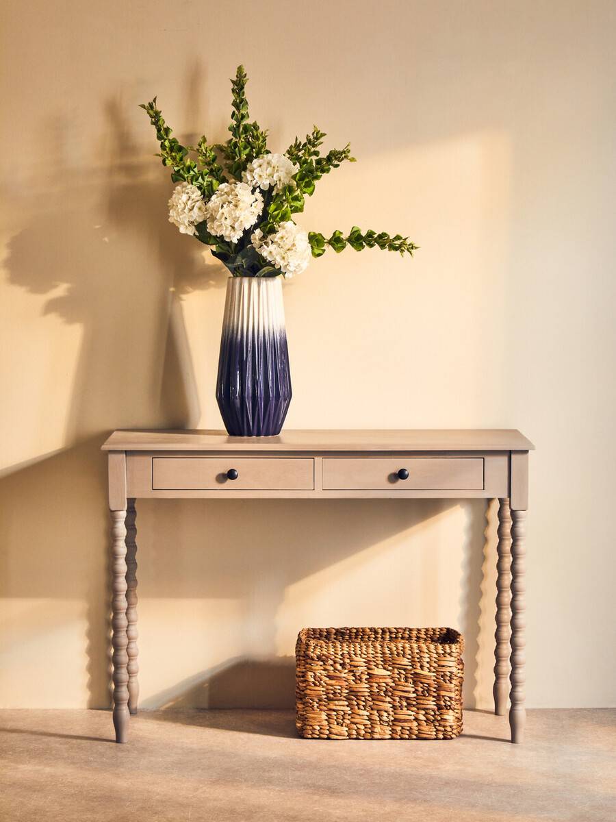 Azul Large Ombre Vase in Blue