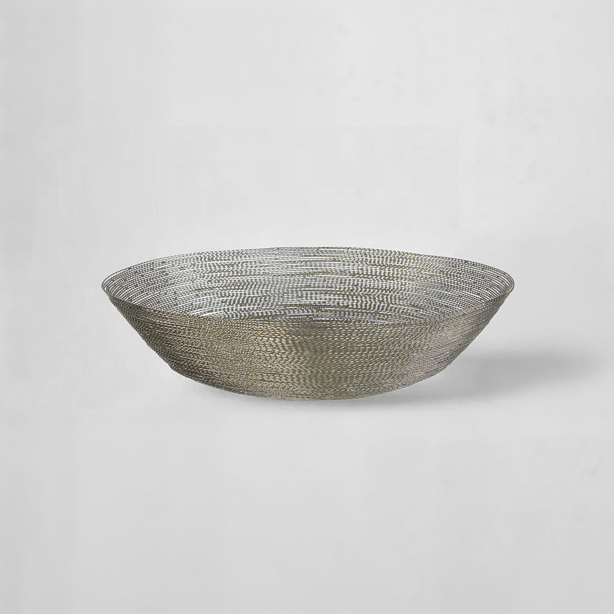 Hege Nickel Wire Silver Decorative Bowl