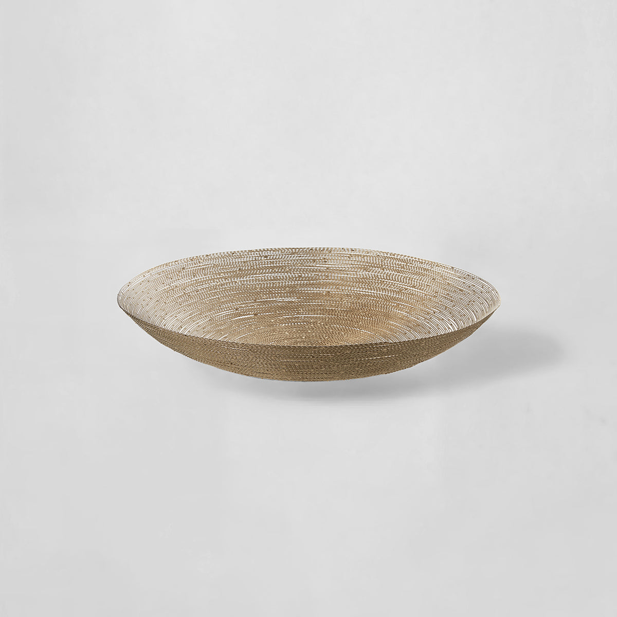 Hege Nickel Twisted Metal Small Decorative Bowl