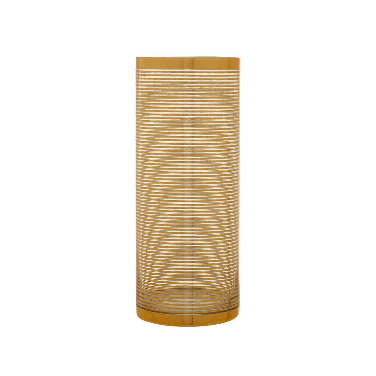 Raya Large Cylinder Stripe Vase