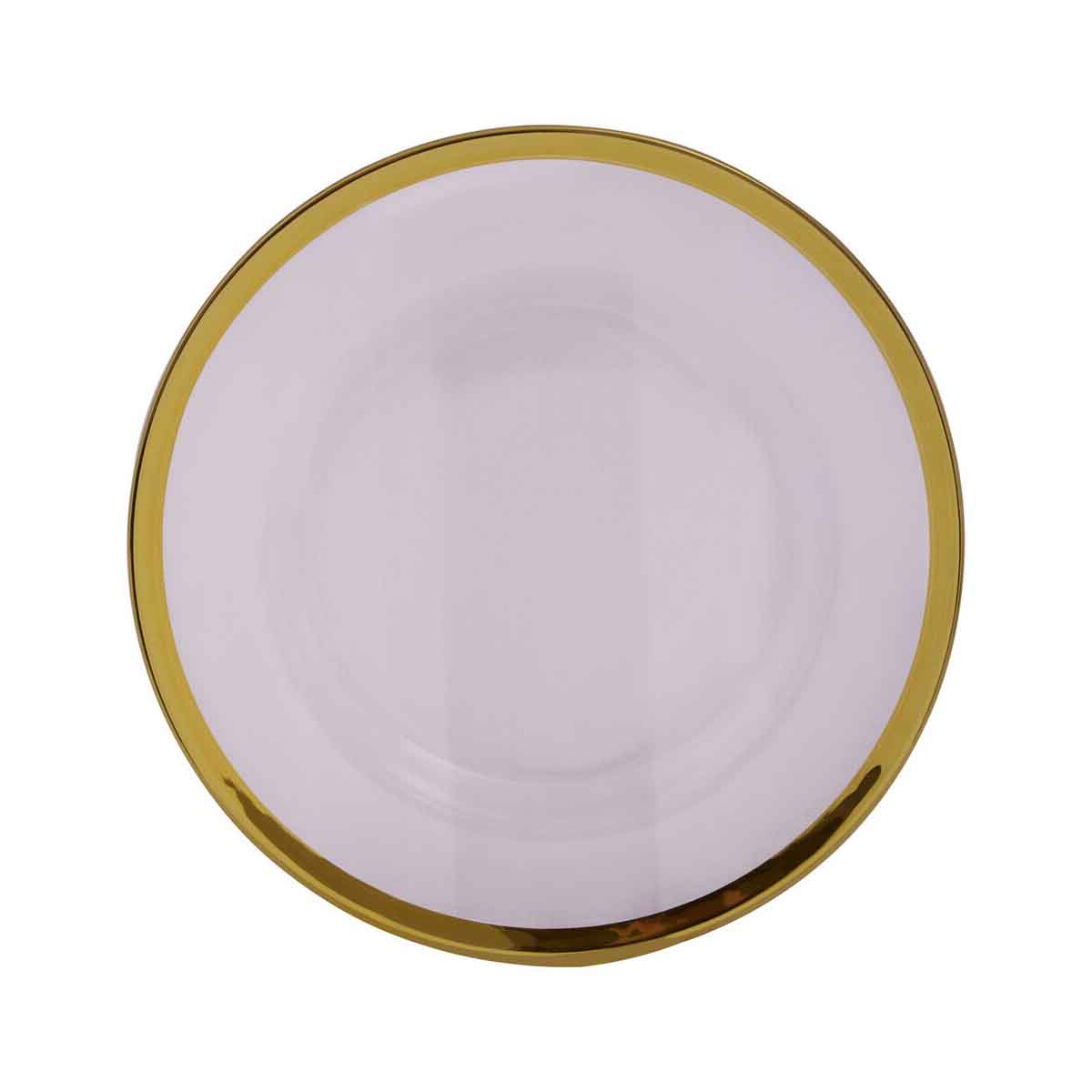 Ida 27cm Dinner Plate With Gold Rim