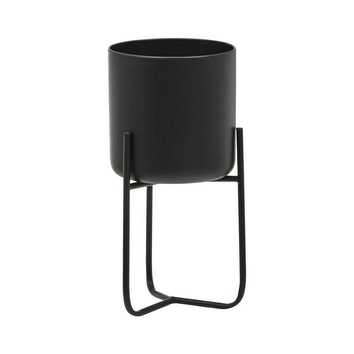 Avento Small Black Floor Planter