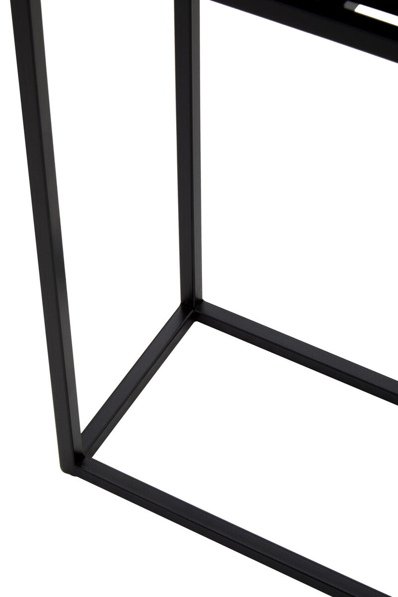 Asher Floor Standing Black Plant Box