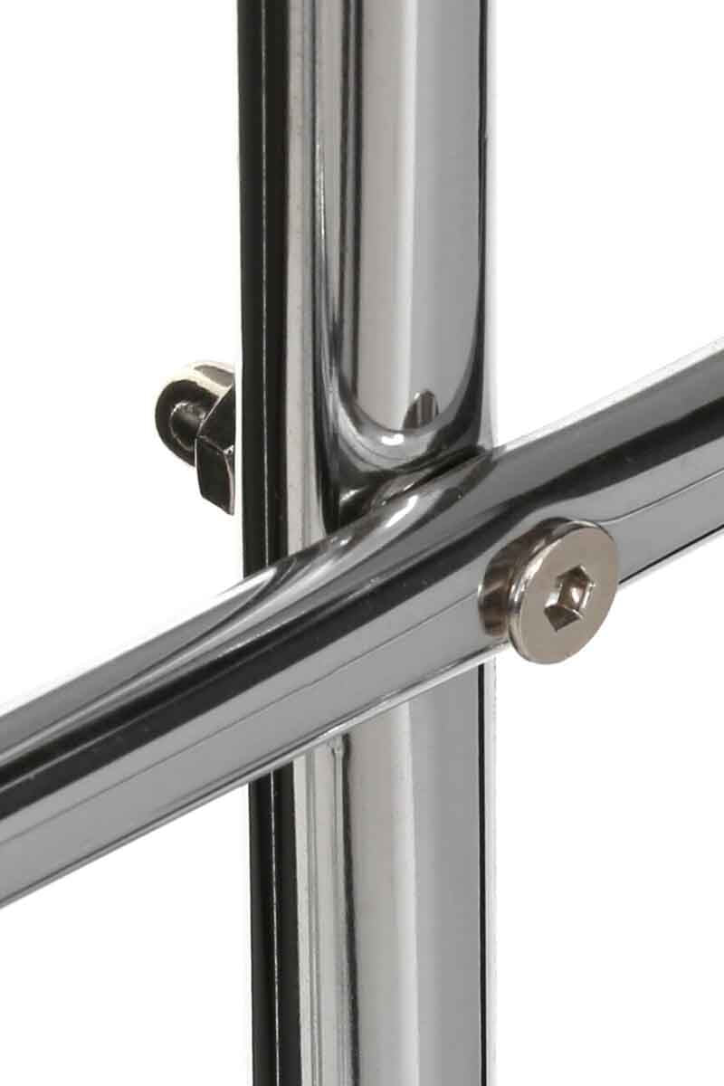 Chrome Finish Three Arm Towel Stand