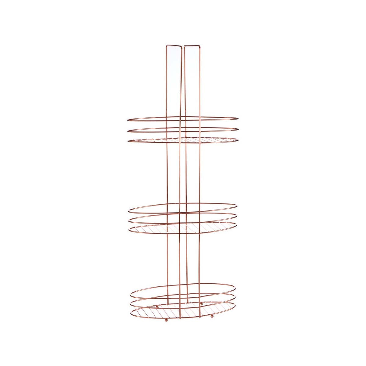 Dara 3 Tier Copper Plated Storage Rack