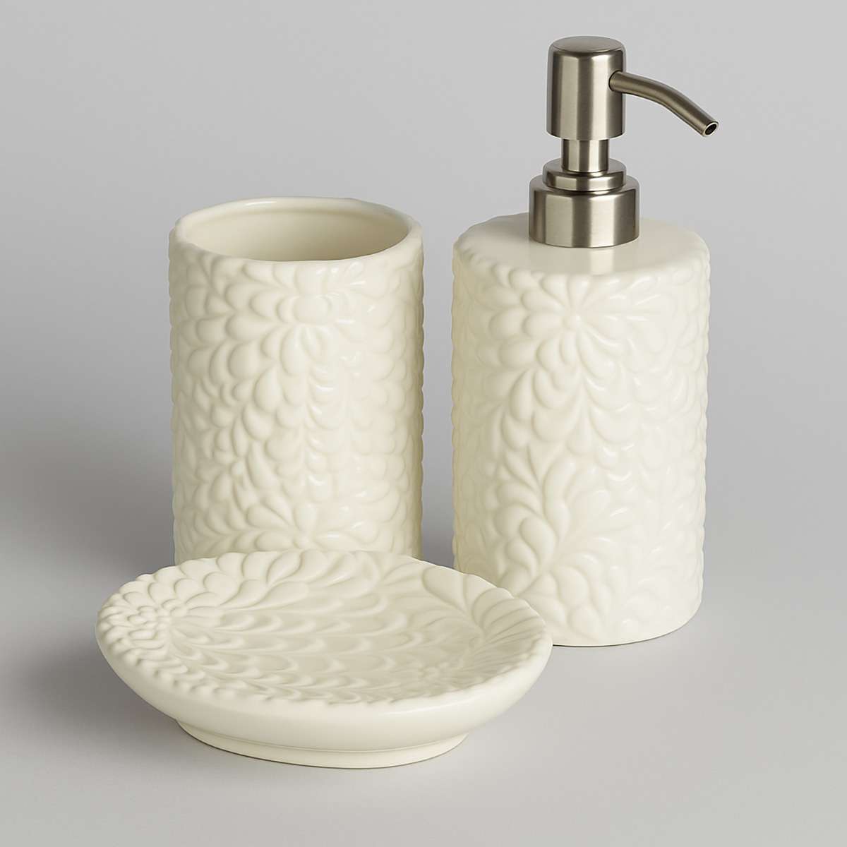 Magnolia 3Pc Bathroom Set