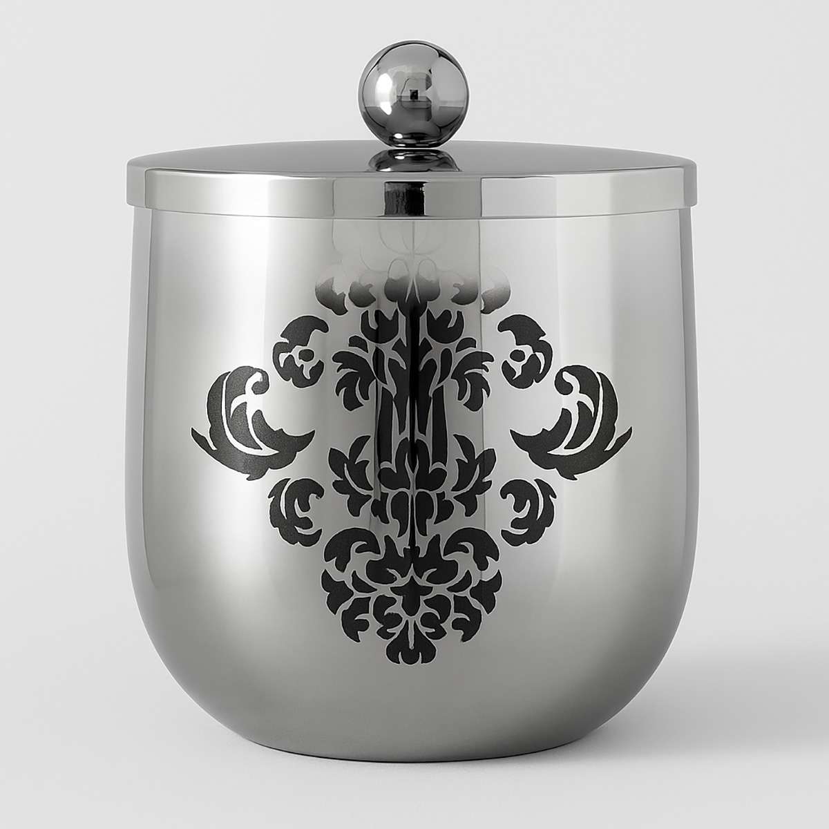 Elissa 600ml Silver Cotton Jar