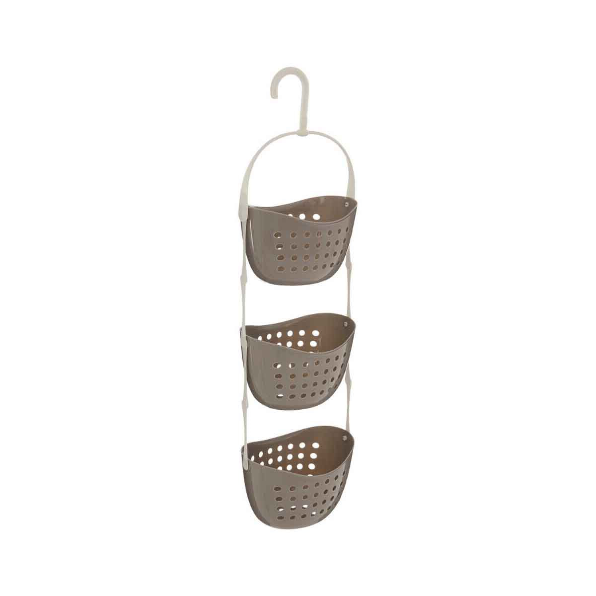 Dara 3 Tier Grey Shower Caddy