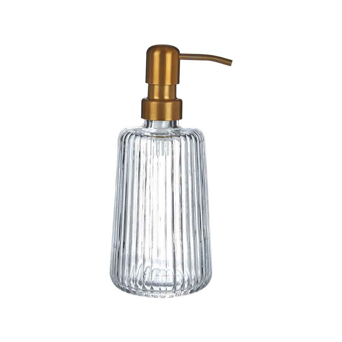 Ticino Brittany Clear Glass Lotion Dispenser