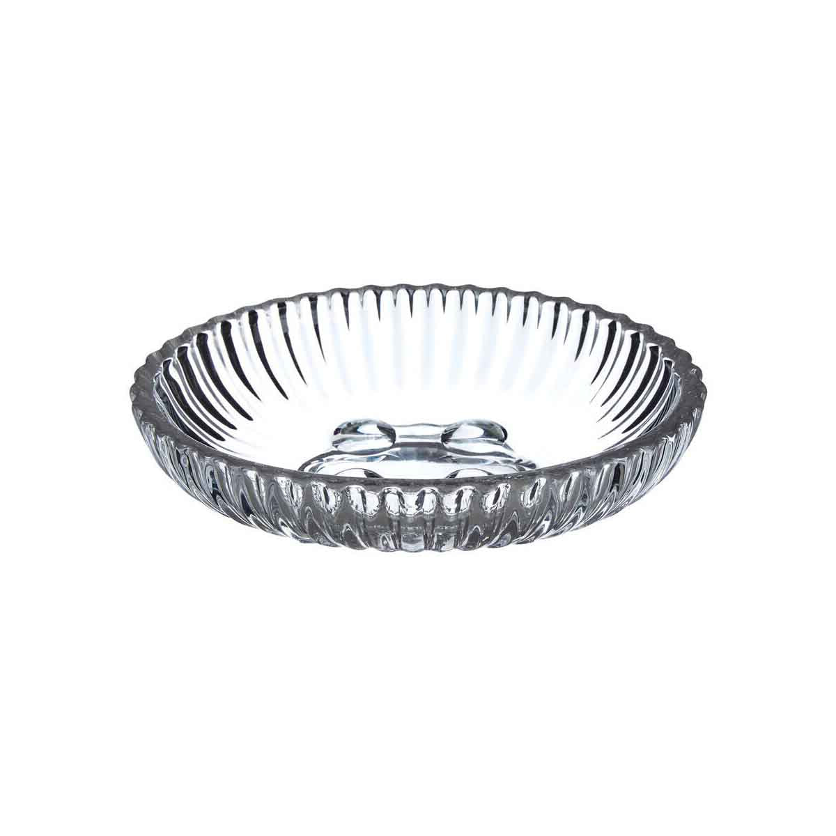 Ticino Brittany Clear Glass Soap Dish