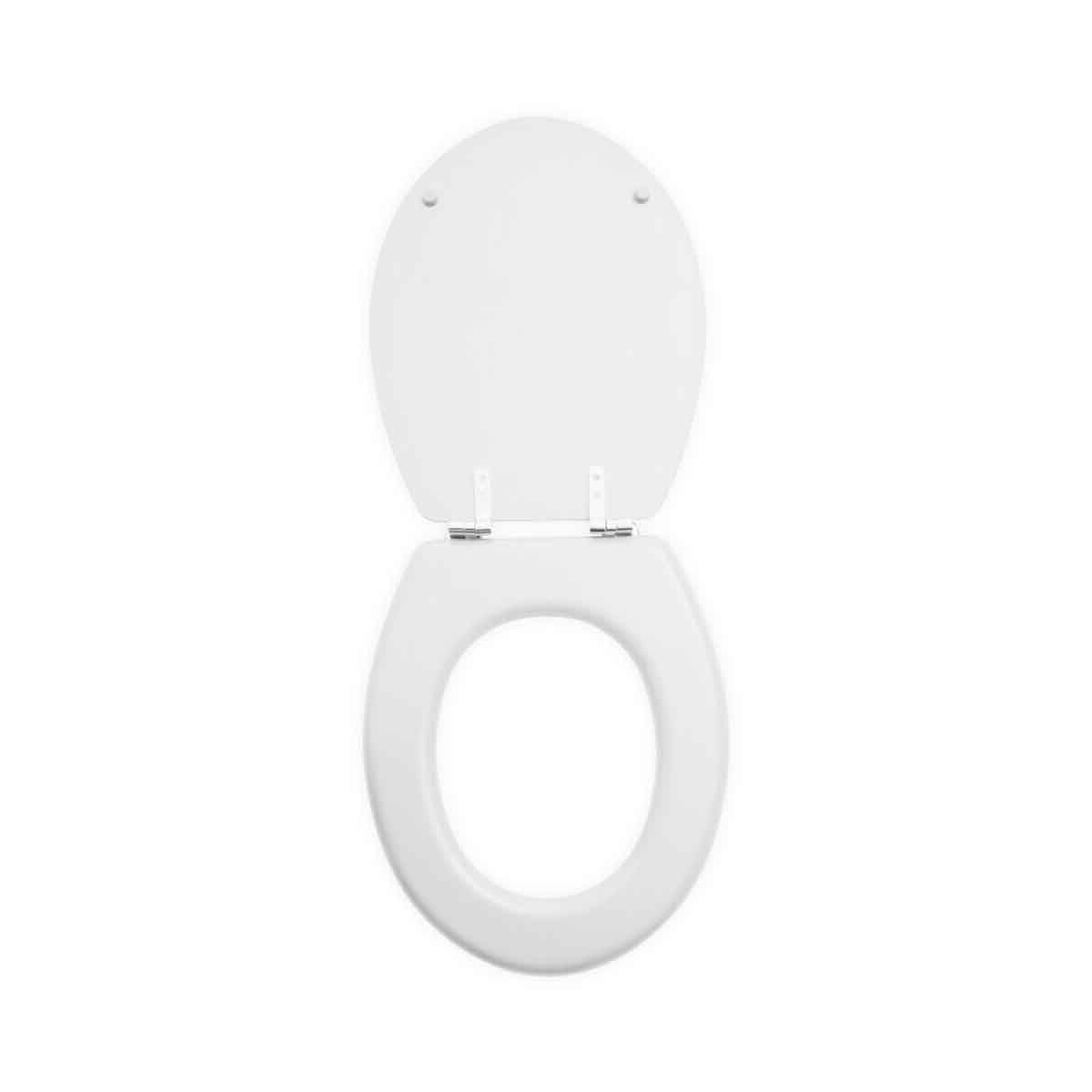 Brooks Matte White Toilet Seat