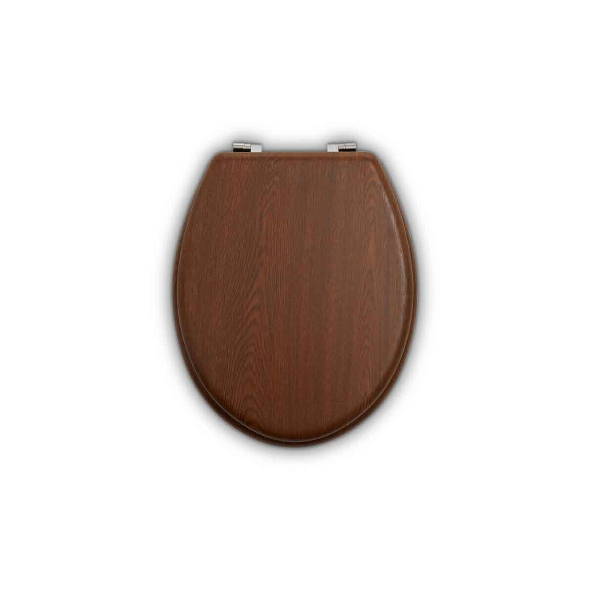 Brooks Dark Oak Toilet Seat