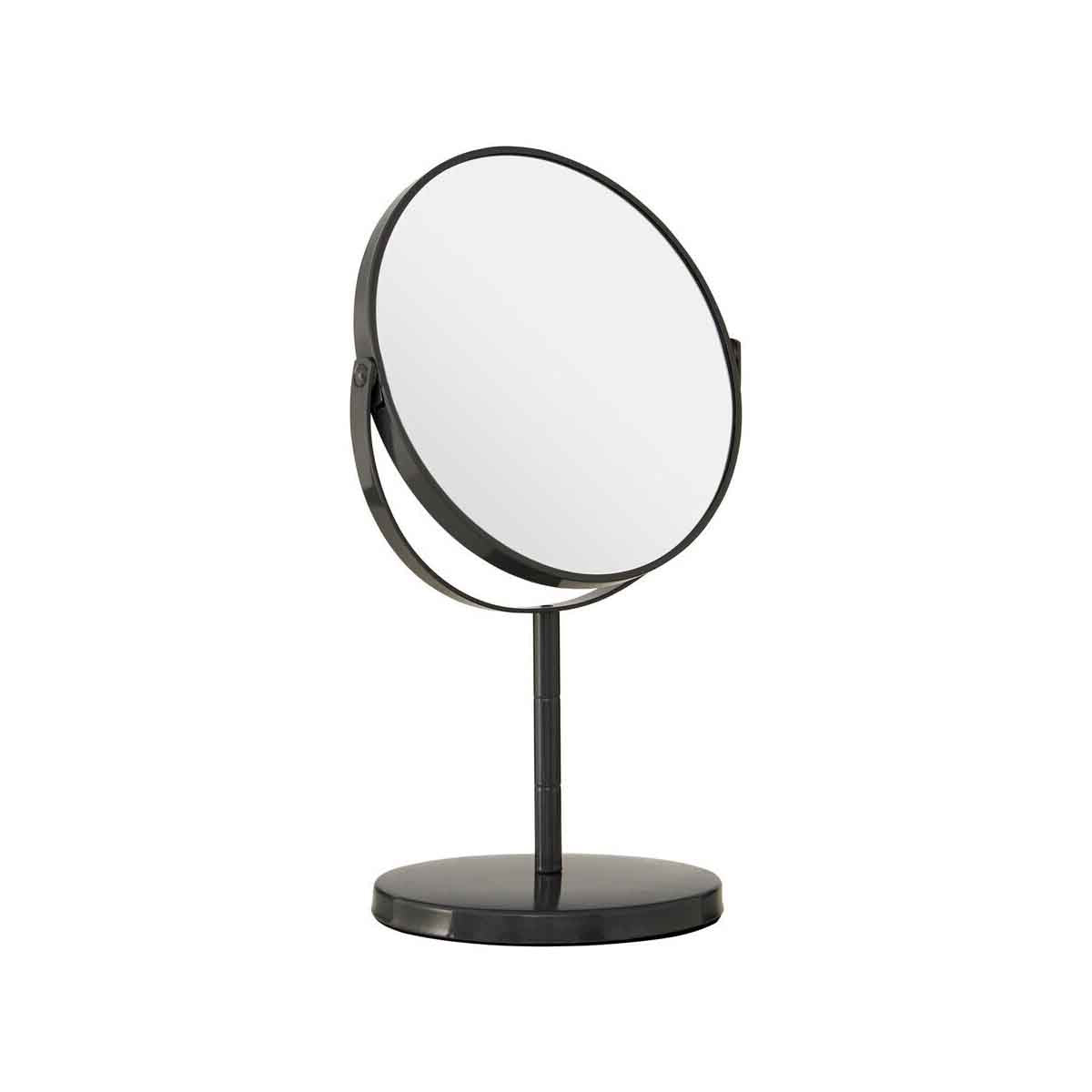 Marisha Grey Metal Swivel Large Table Mirror