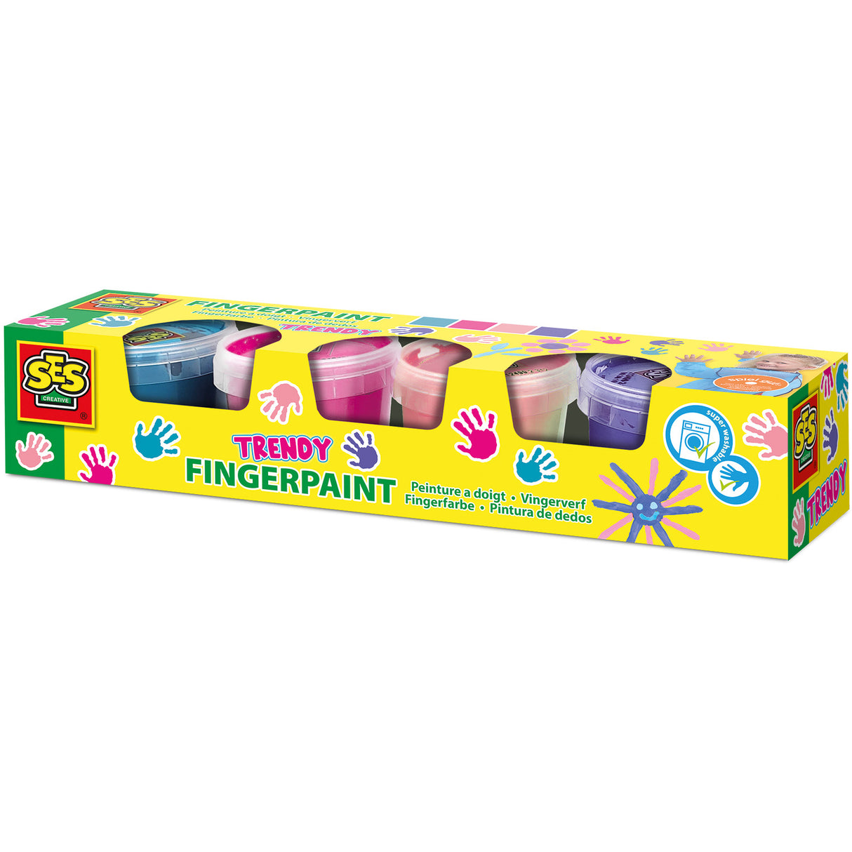 Fingerpaint 4 Trendy Colours X 110ml