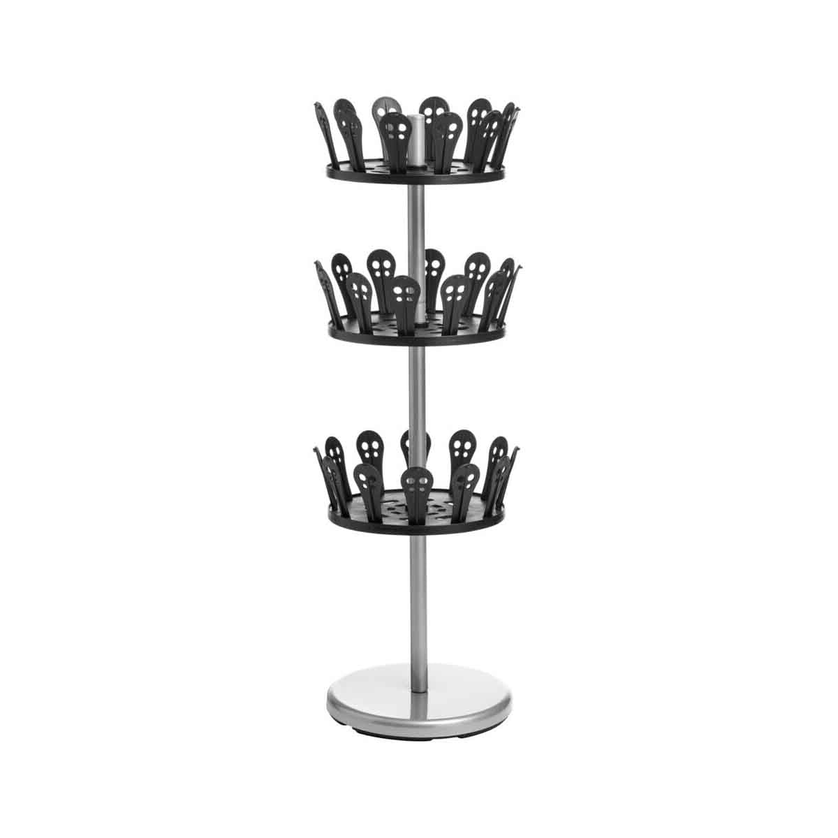 Tavia 3 Tier Revolving Shoe Stand