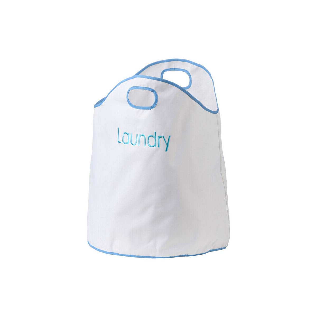 Oxford Blue Trim Laundry Bag