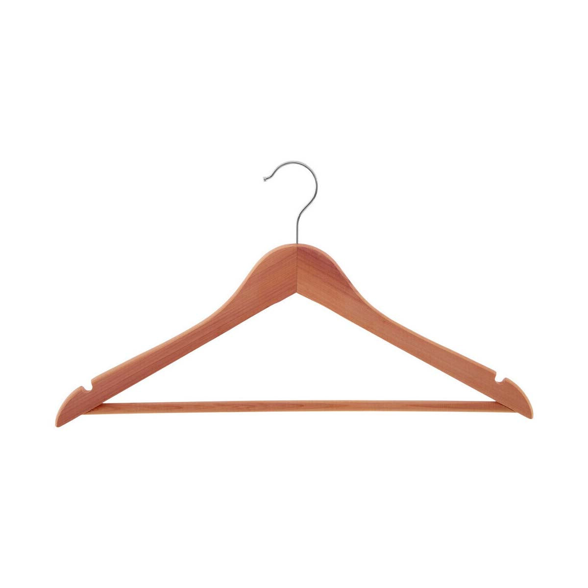 The Dandy Sparrow Cedar Wood Clothes Hanger With Notches