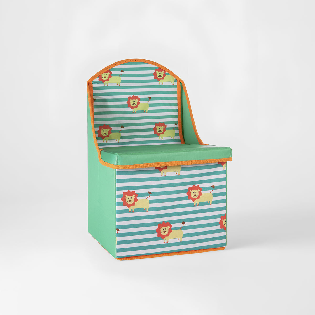 Children's Lion Design Storage Seat