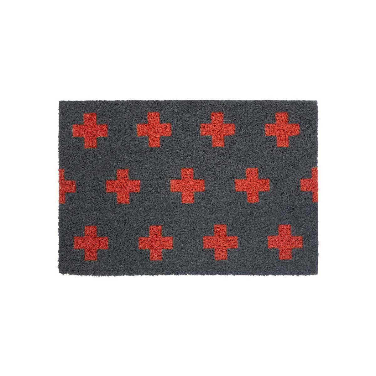 Coir Neon Crosses Doormat