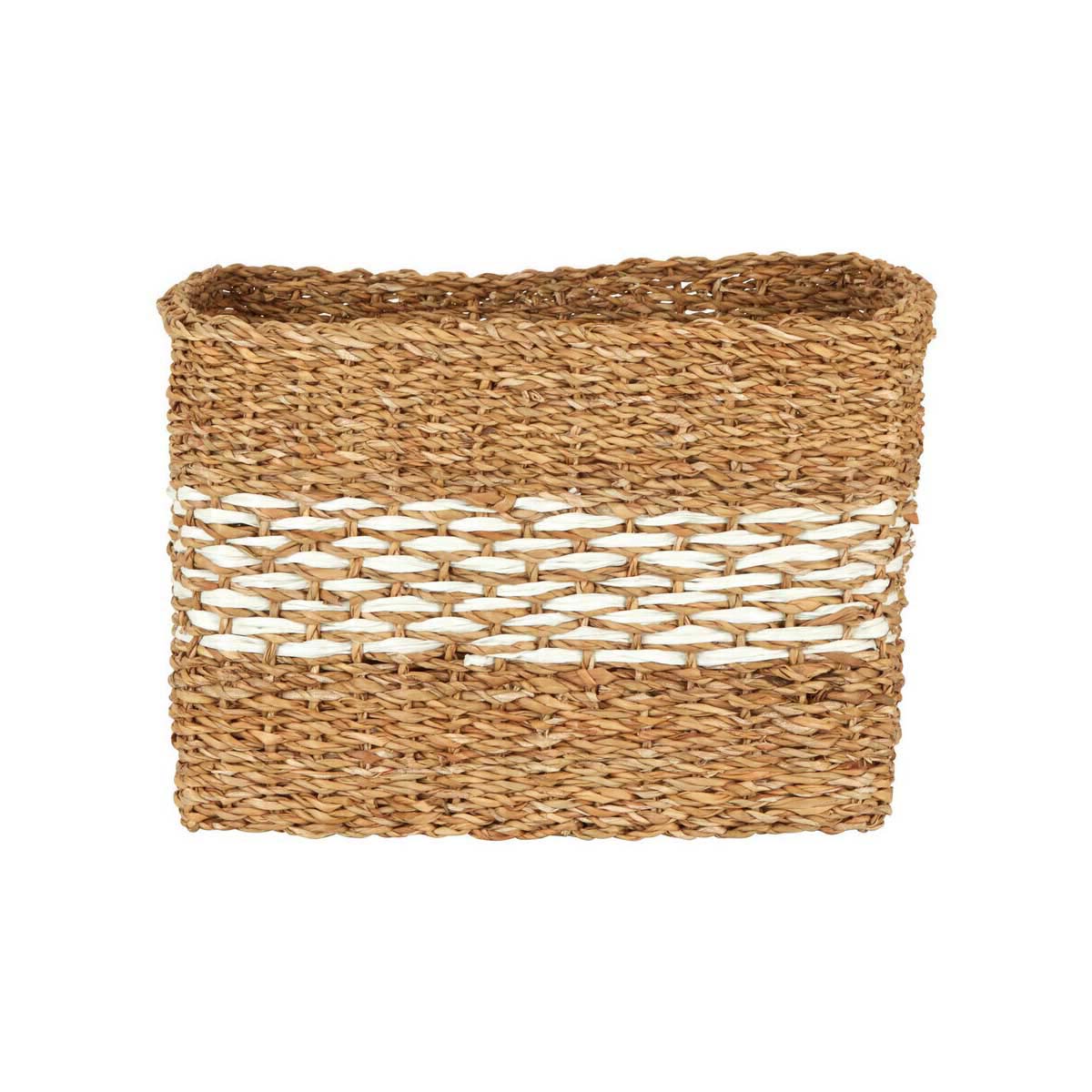 Lidi Rectangular Seagrass Basket.