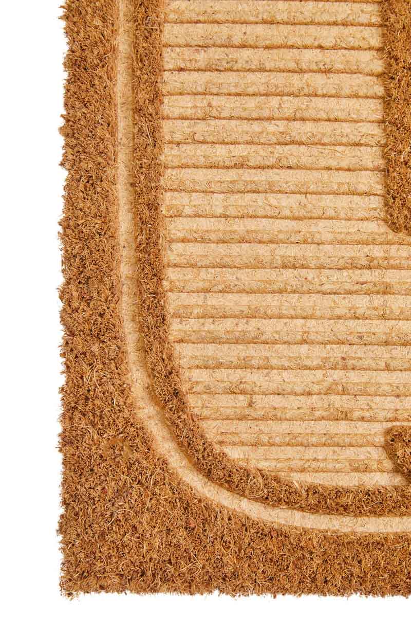 Filta Hello Embossed Coir Doormat
