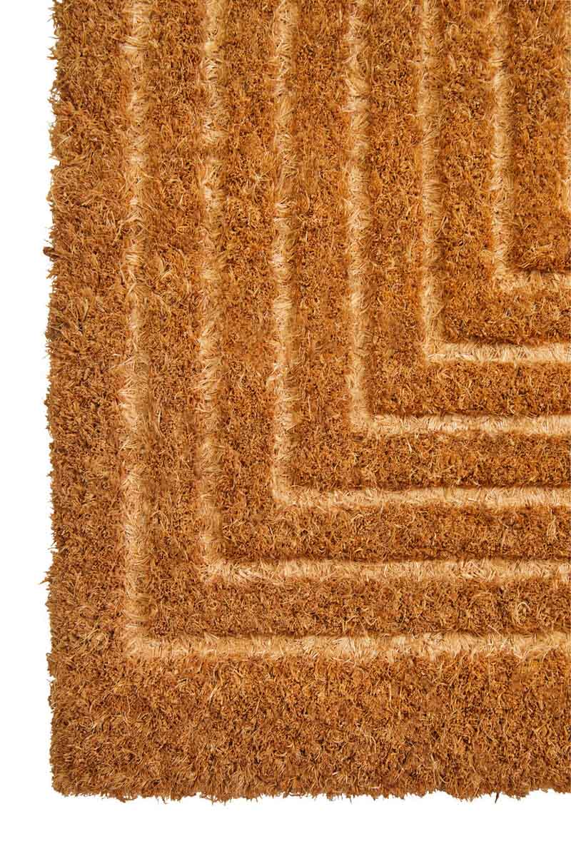 Filta Geometric Embossed Coir Doormat