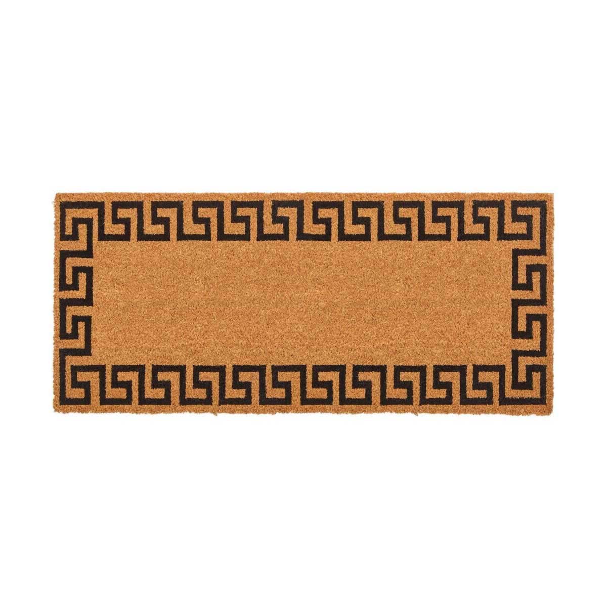 Filta Greek Key Coir Doormat