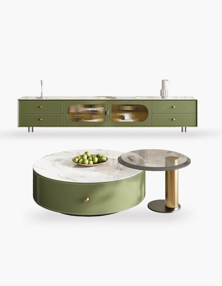 Aderes TV Stand, Green