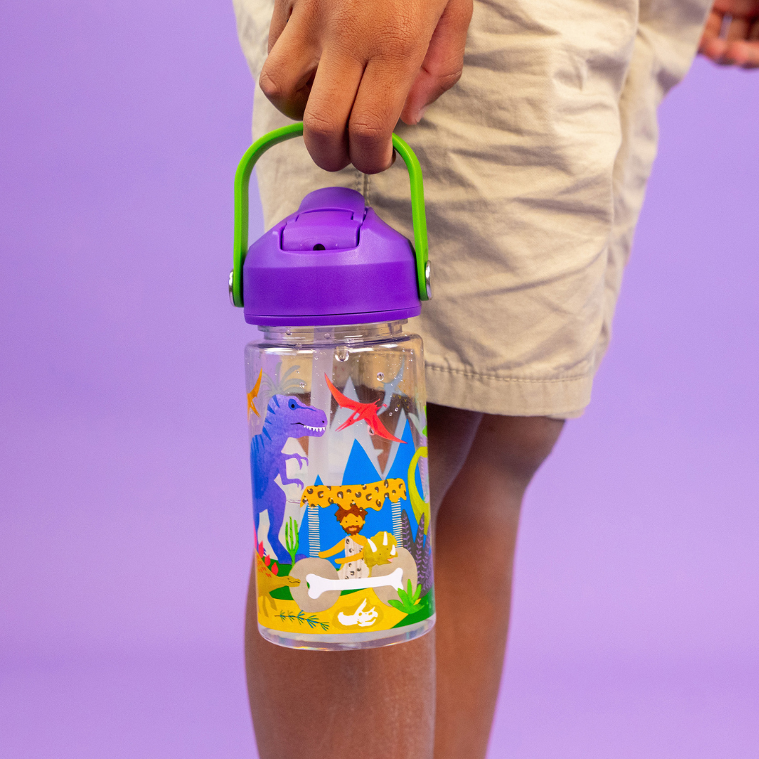 Tritan Drinks Bottle - Dinosaur
