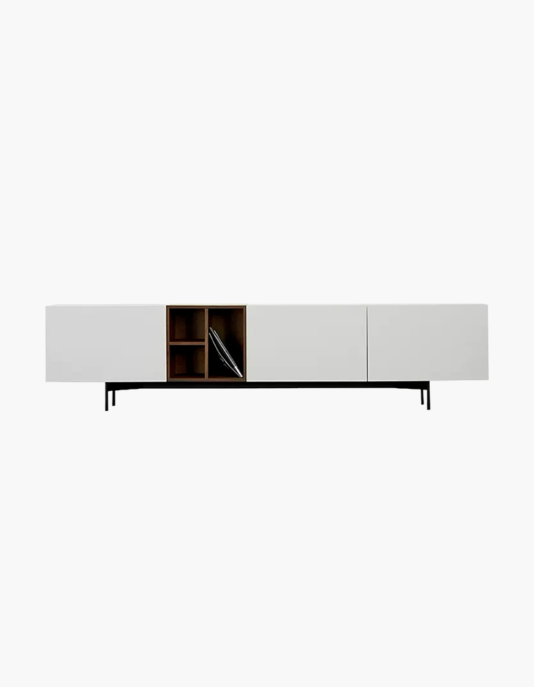 Acacia TV Stand, White
