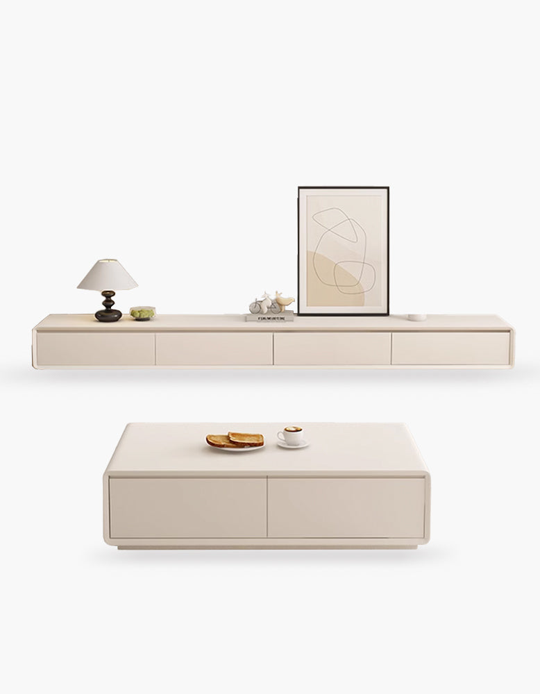 Addie TV Stand, Cream