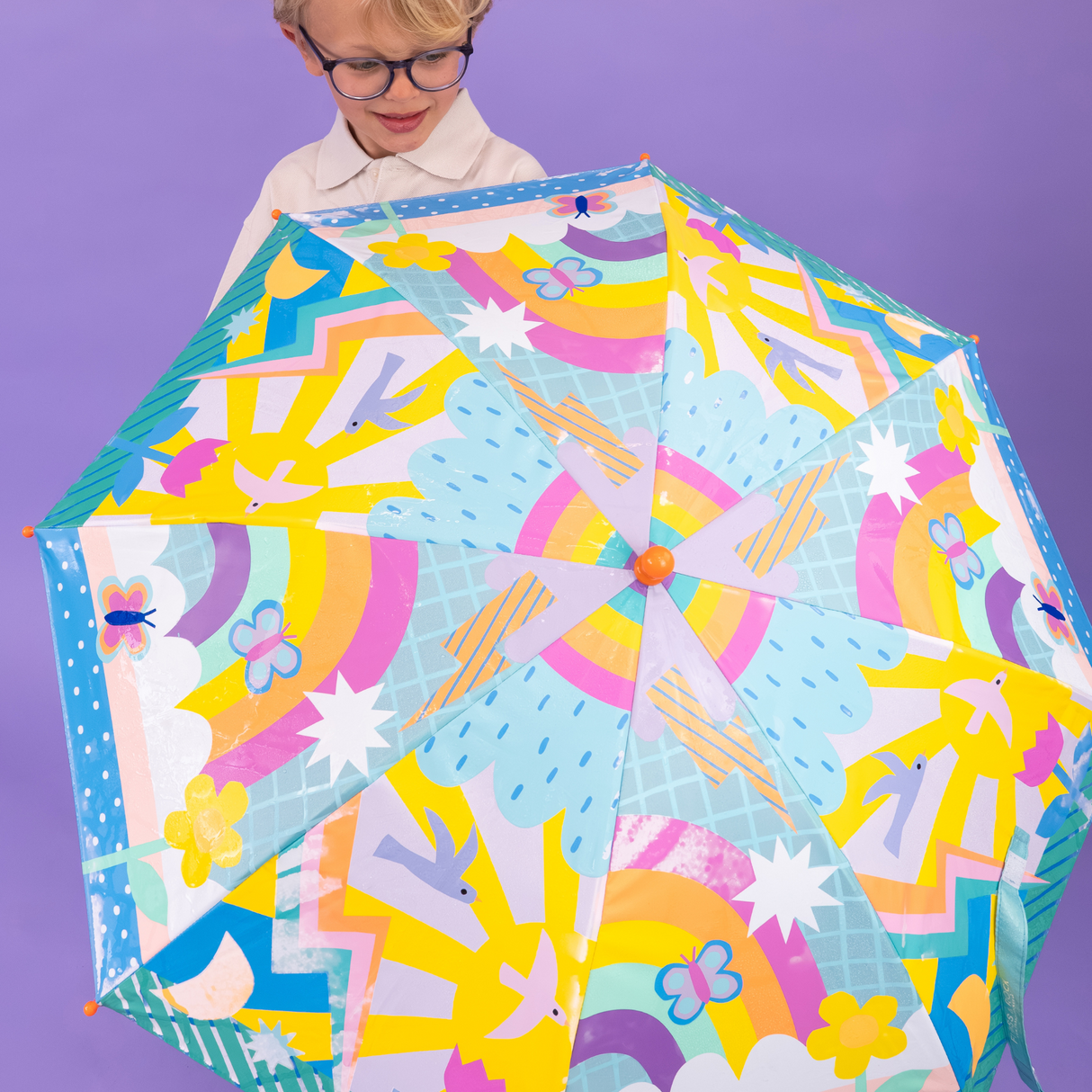 6+ Colour Change Umbrellas - Rainbows