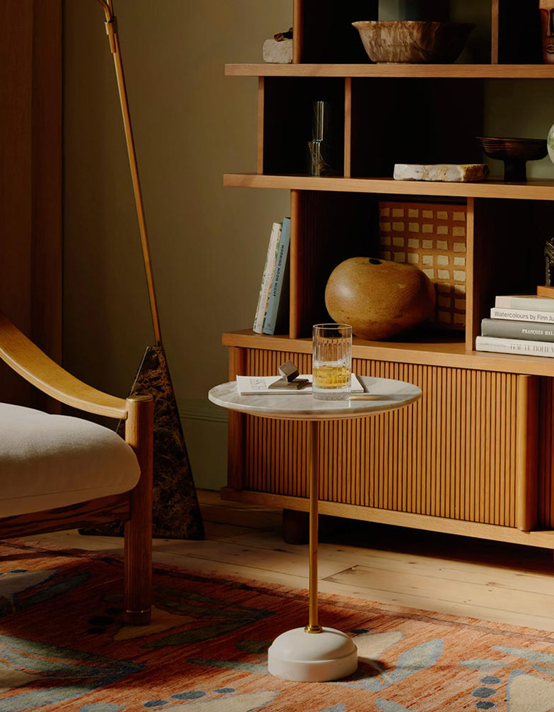 Abad Side Table, Marble